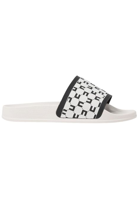 White PVC slippers for girls ElISABETTA FRANCHI | E0313/PIABIANCO